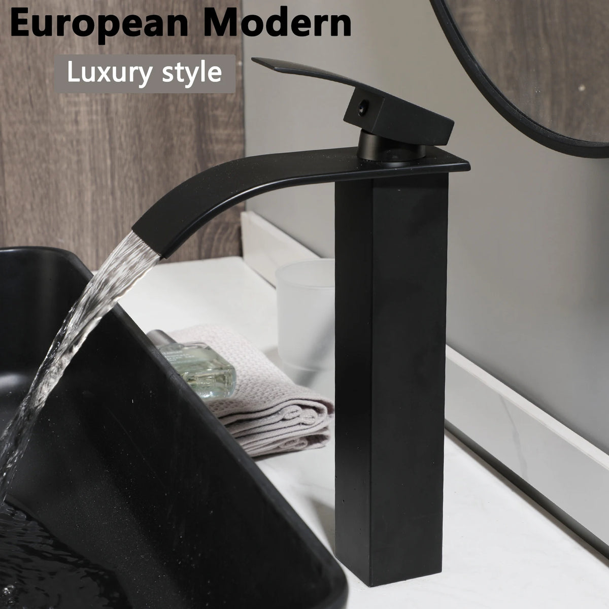 Kemaidi Bathroom Sink Faucet Combo Vessel Sink Countertop