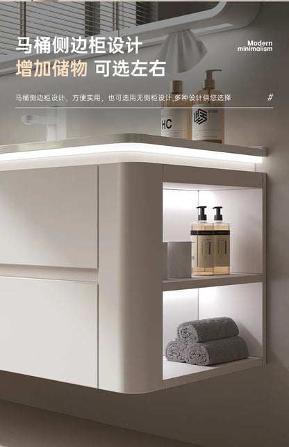 Led Light Ensuite Bathroom Cabinet Basin Designs Mirror