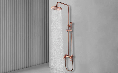 Kemaidi Antique Copper Bathroom Shower Rainfall Bath Shower