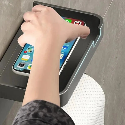 Toilet Paper Holder Plastic Storage Rack Towel Rack