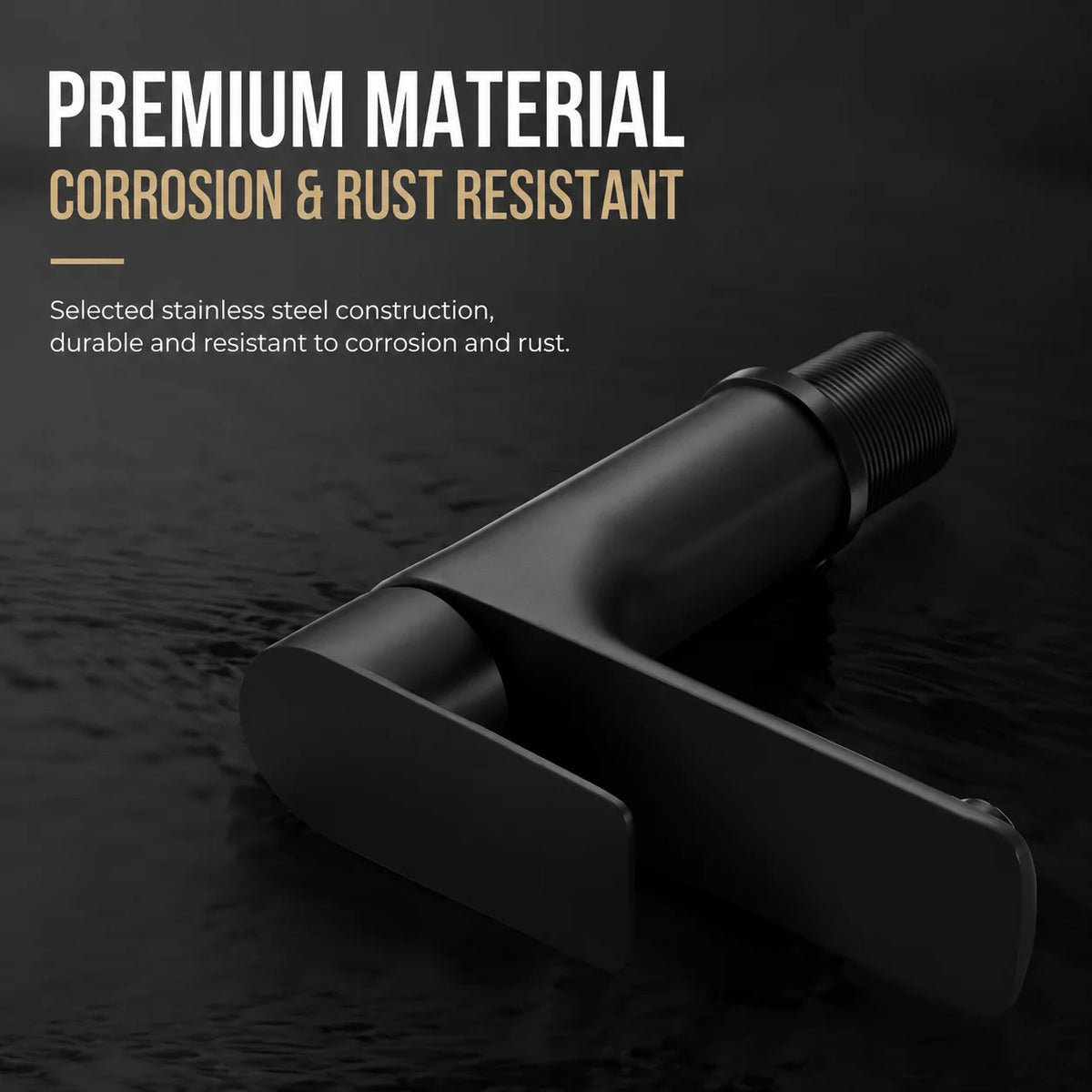 Bathroom Sink Faucet Stainless Steel Cold Mixer Tap