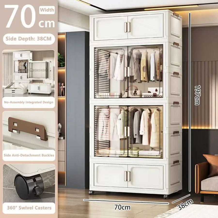 Multi-Functional Folding Storage Cabinet Office Bathroom