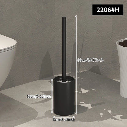 Bathroom Toilet Brush Holder Cleaning Plastic Floor Standing
