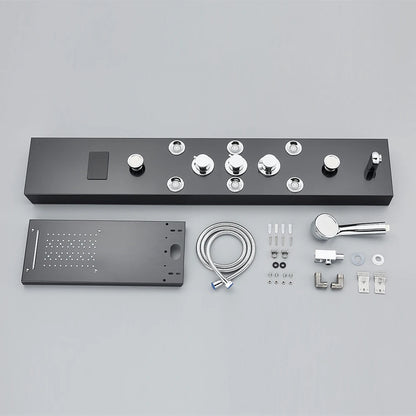 Led Shower Panel Tower System Rain Waterfall Shower