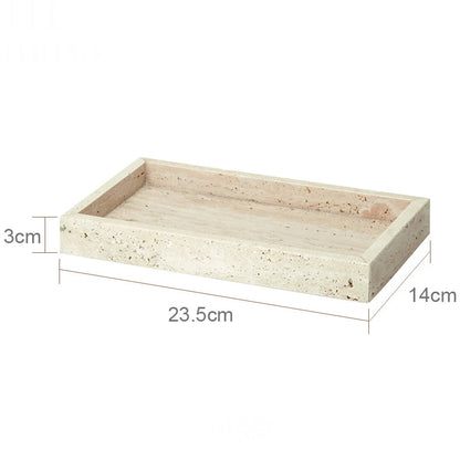 Travertine Bathroom Luxury Soap Dish Soap Dispenser Tissue