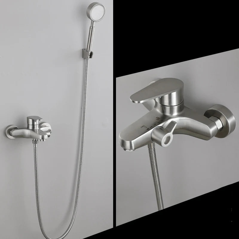 Bathroom Shower Faucet 304 Stainless Steel Mixer Tap