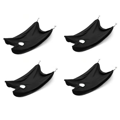 1-6pcs Men Beards Shaving Aprons Creative Wall Mirror