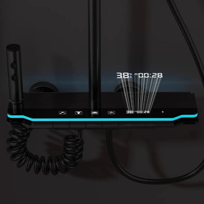 Ship Eu Luxury Bathroom Shower Faucet Digital Temperature