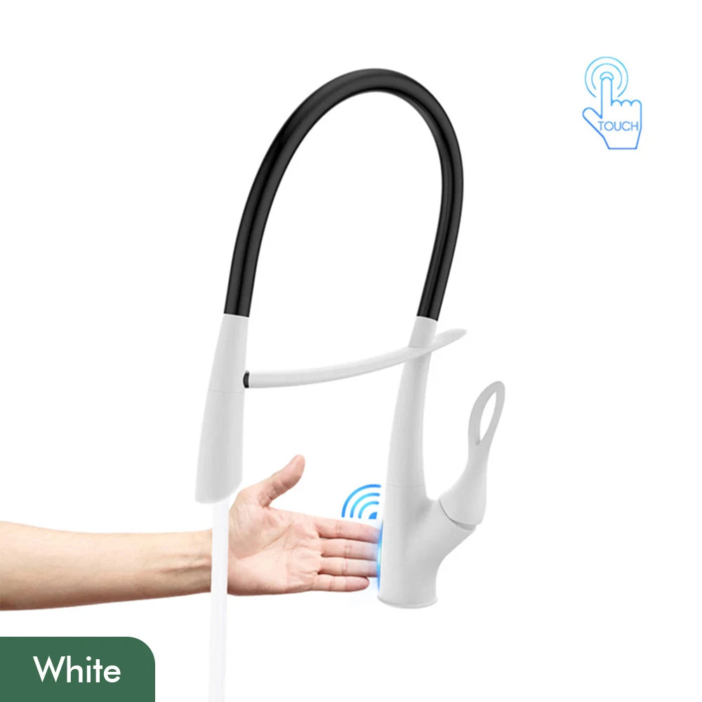 Pull Out Sensor Faucet Handle Digital Display Pull