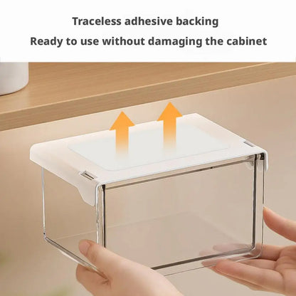Transparent Bathroom Cotton Stick Makeup Cotton Bathroom Pull-Out