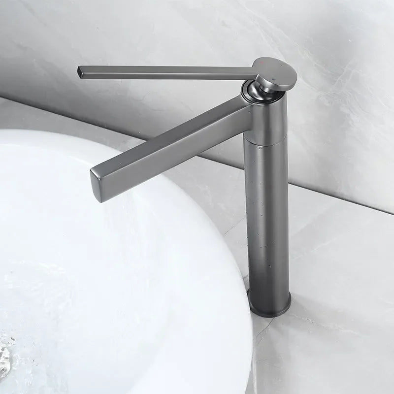 Basin Bathroom Sink Faucet Deck Mounted Cold Water