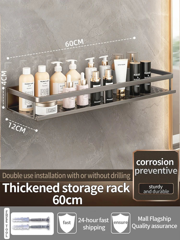 Bathroom Shelf Bathroom Towel Rack Shelves Wall Shower