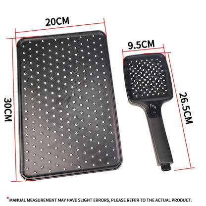 Air Boost High Pressure Large Overhead Rain Shower
