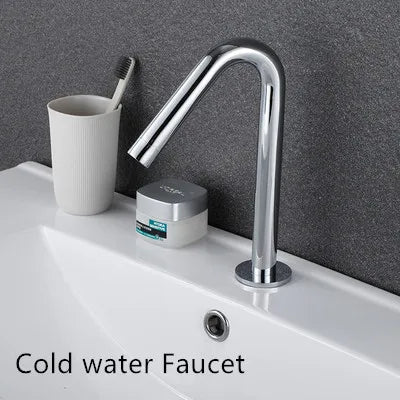 Tuqiu Smart Touch Bathrooomfaucet Gold Automatic Sensor Basin