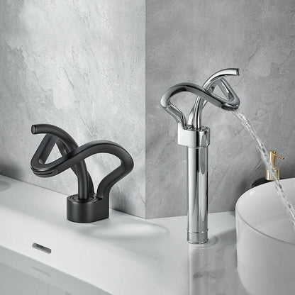 Black Gold Basin Faucet Bathroom Washbasin Water Mixer
