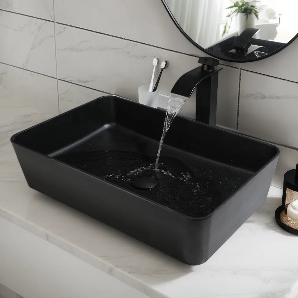 Kemaidi Bathroom Sink Faucet Combo Vessel Sink Countertop