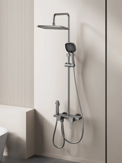 4-Way Rainlfall Showers System Wall Mounted Bathroom Shower