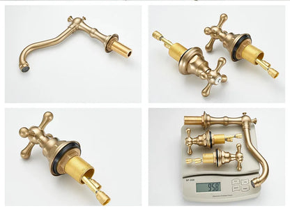 Nordic Style Basin Faucet Holes Bathroom Sink Faucet