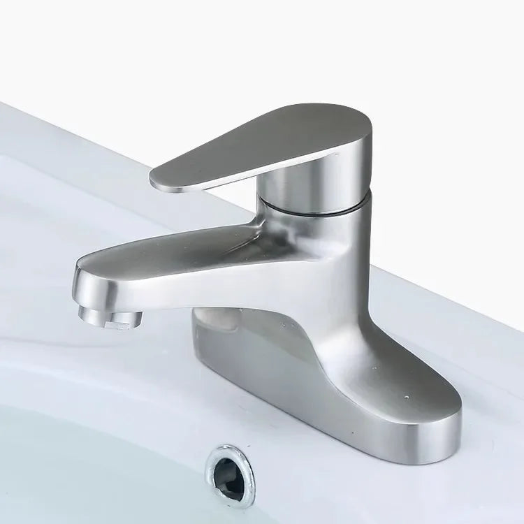 Washbasin Sink Faucet Deck Mounted 304 Stainless Steel