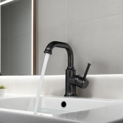 Zappo Bathroom Basin Faucet Rotatable Spout Cold Water