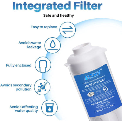 Althy Under Sink Drinking Water Filter Purifier -Nsf/Ansi