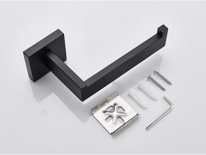 Bathroom Hardware Black Robe Hook Towel Rail Bar