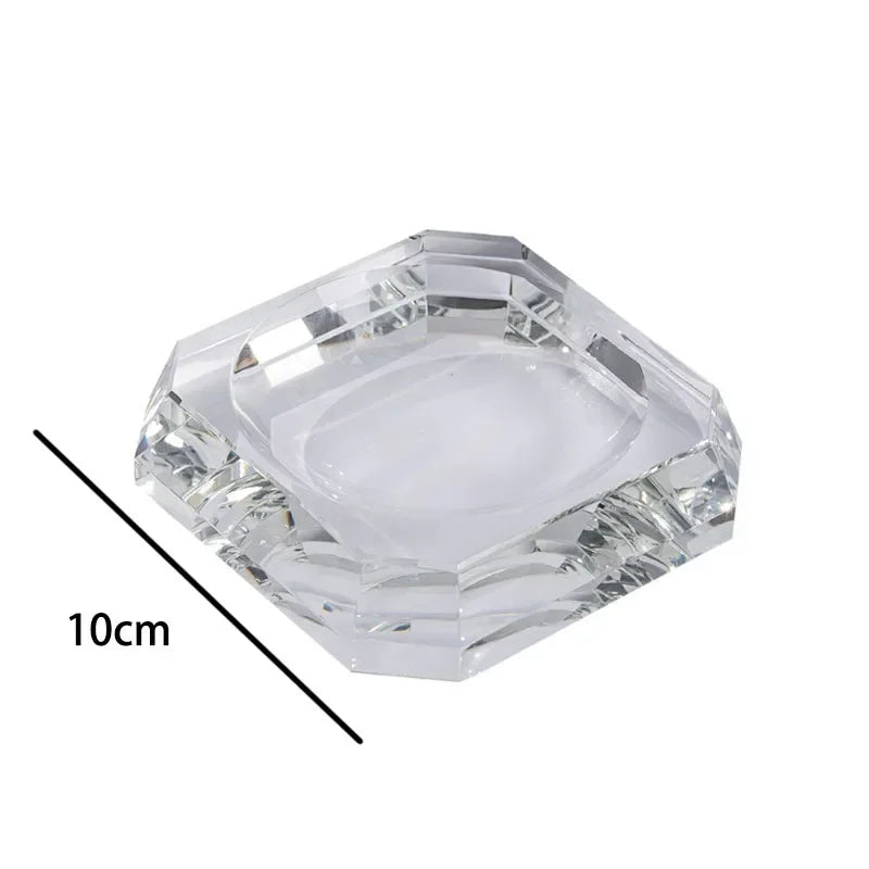 Light Luxury Crystal Bathroom Crystal Transparent Soap Dispenser