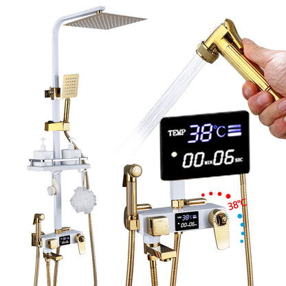 Oxg Shower Faucet Digital Display Bathroom Shower Rain