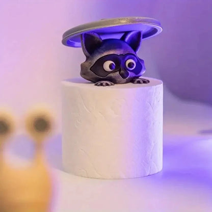 Fun Dog Raccoon Sheep Toilet Paper Holder Decor