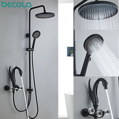 Becola Modern Shower Head Bathroom Rainfall Shower Bathroom