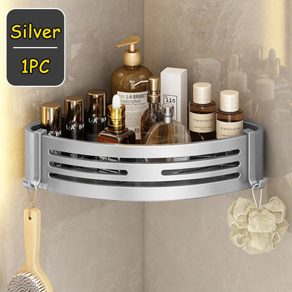 Corner Shower Caddy Adhesive Drilling Installation Options
