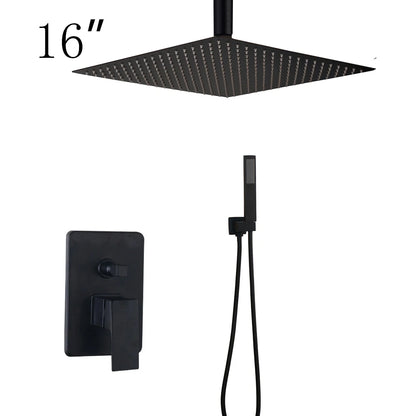 Kemaidi Bathroom 2-3 Way Shower Faucet Black 3-Functions