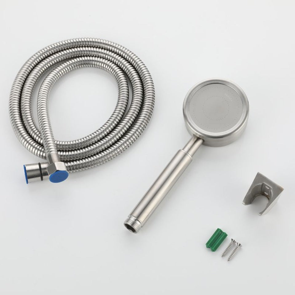 Premium High Pressure Rainfall Shower Combo Stainless Steel