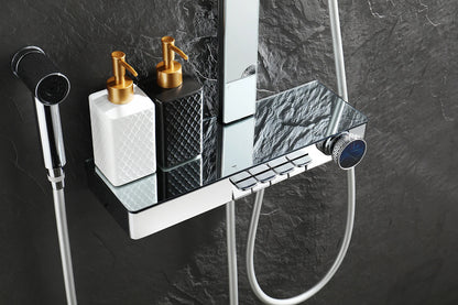 Chrome Piano Digital Bathroom Shower Cold Digital Bathroom