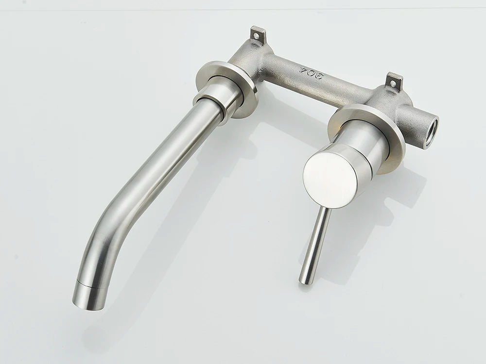 Matte Black Basin Faucet Brass White Bathroom Sink