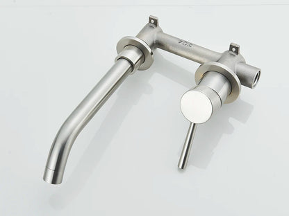 Matte Black Basin Faucet Brass White Bathroom Sink