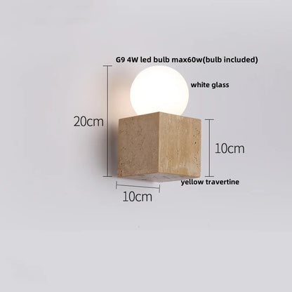 Iwhd Wood Led Wall Lamp Sconce Pull Chain