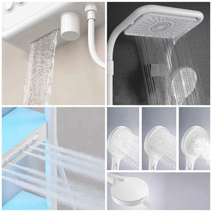 Modern High End Bathroom Shower Faucet Rainfall Waterfall