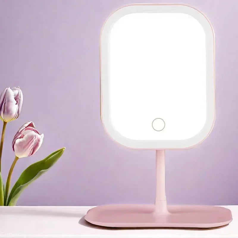 Unique Designer Vanity Mirror Three Colorsledlight Makeup Mirror