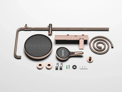 Rose Gold Bathroom Shower Cold Mixer Bath Shower