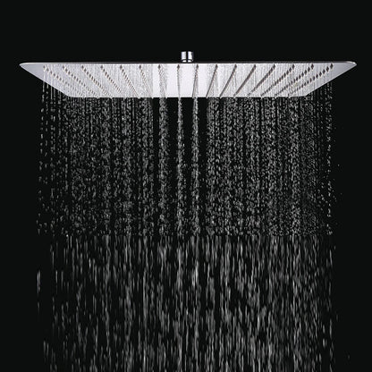 20 Inch 50x50cm Square Stainless Steel Rain Shower