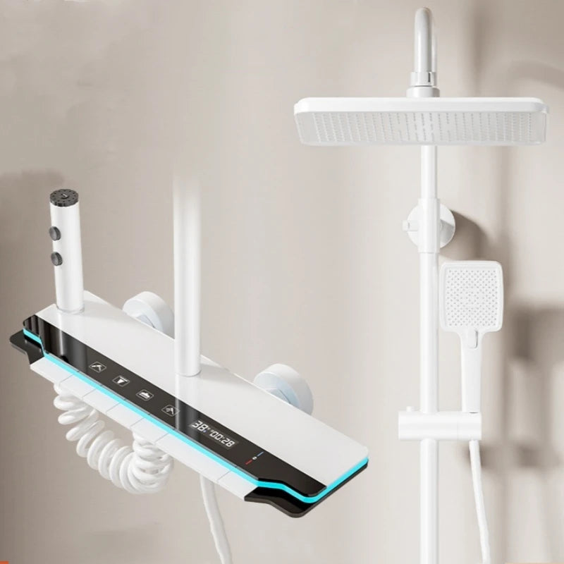 Ship Eu Luxury Bathroom Shower Faucet Digital Temperature