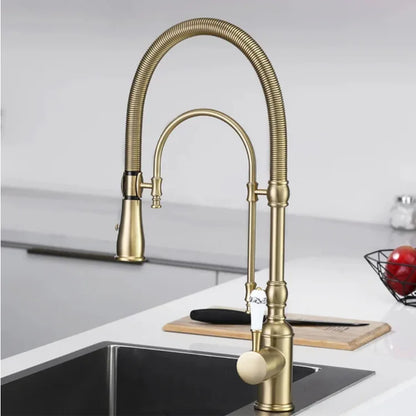 Faucet Pull Out 360 Degree Multi-Function Spring Pull