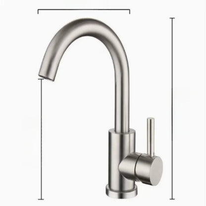 Punch-Free Black Nickel Bathroom Sink Faucet 360 Rotatable