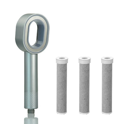 Filter Shower Head Beauty High Pressure Black Hand