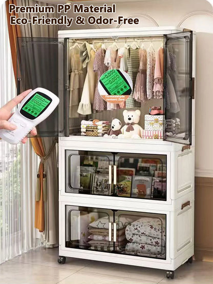 Multi-Functional Folding Storage Cabinet Doors Office Bathroom
