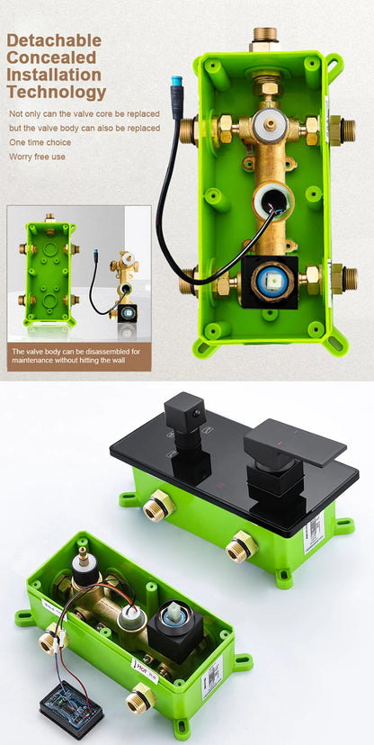 Digital Wall Mounted Shower Mixer Valve 2/3 Way