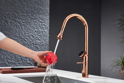 Zappo Modes Faucet Rose Gold 360 Swivel Pull