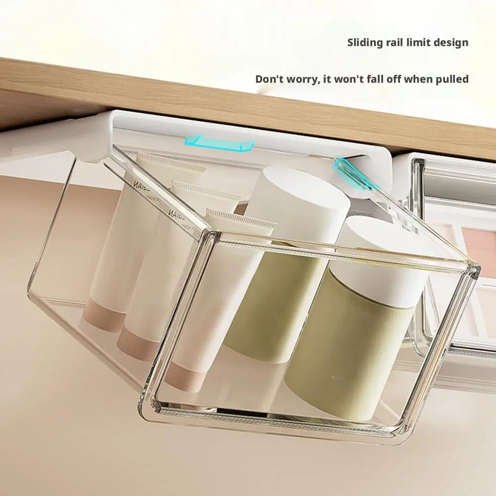 Transparent Bathroom Cotton Stick Makeup Cotton Bathroom Pull-Out