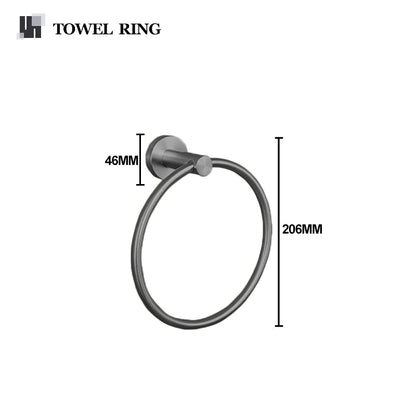 Gray Bathroom Hardware Cup Rack Towel Rack Toilet